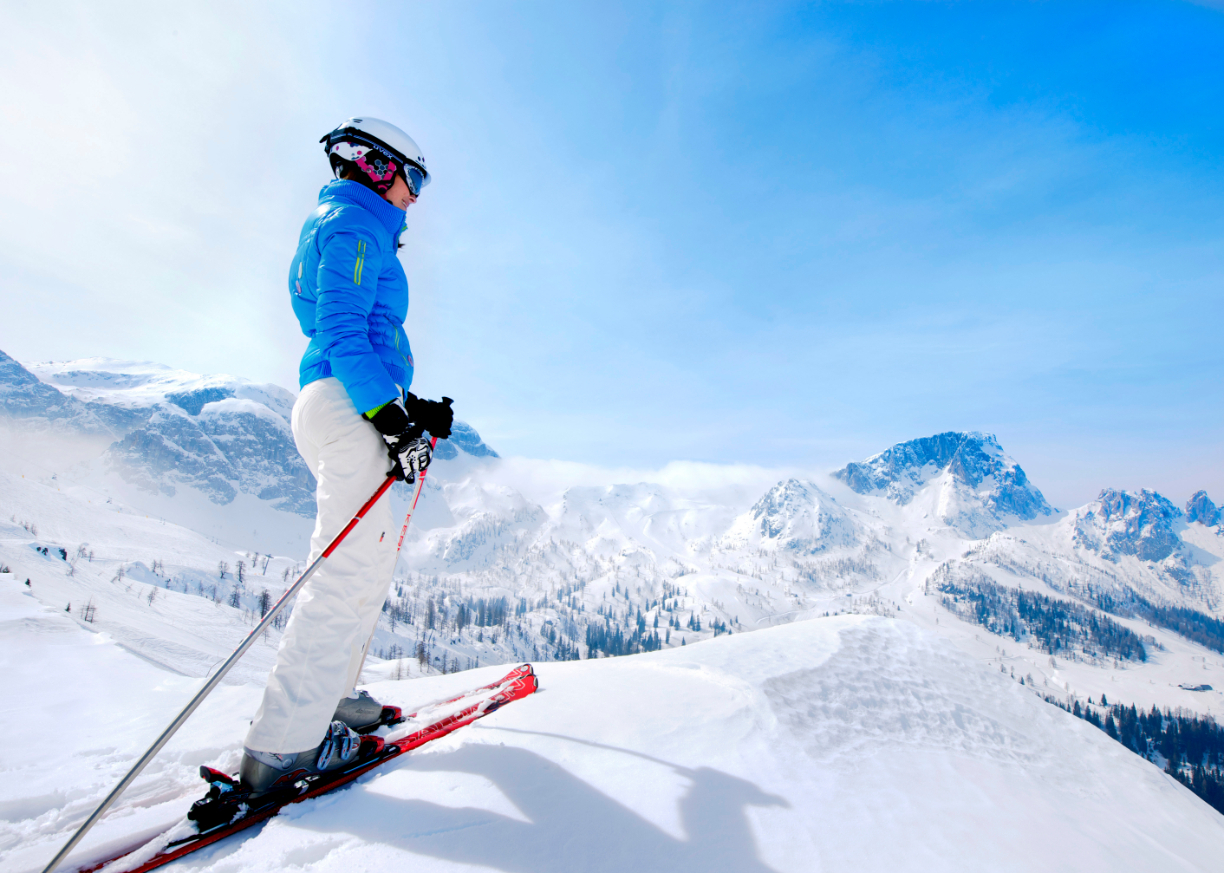 Kleine Skigebiete in Kärnten Winter Berge Skifahren